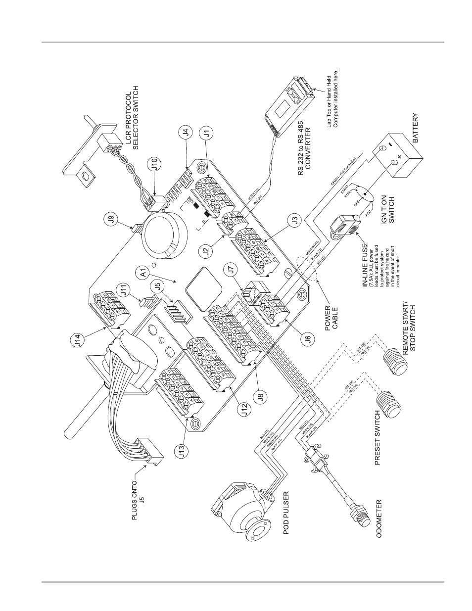 Wiring schematic | Liquid Controls LCR Install User Manual | Page 19 / 24