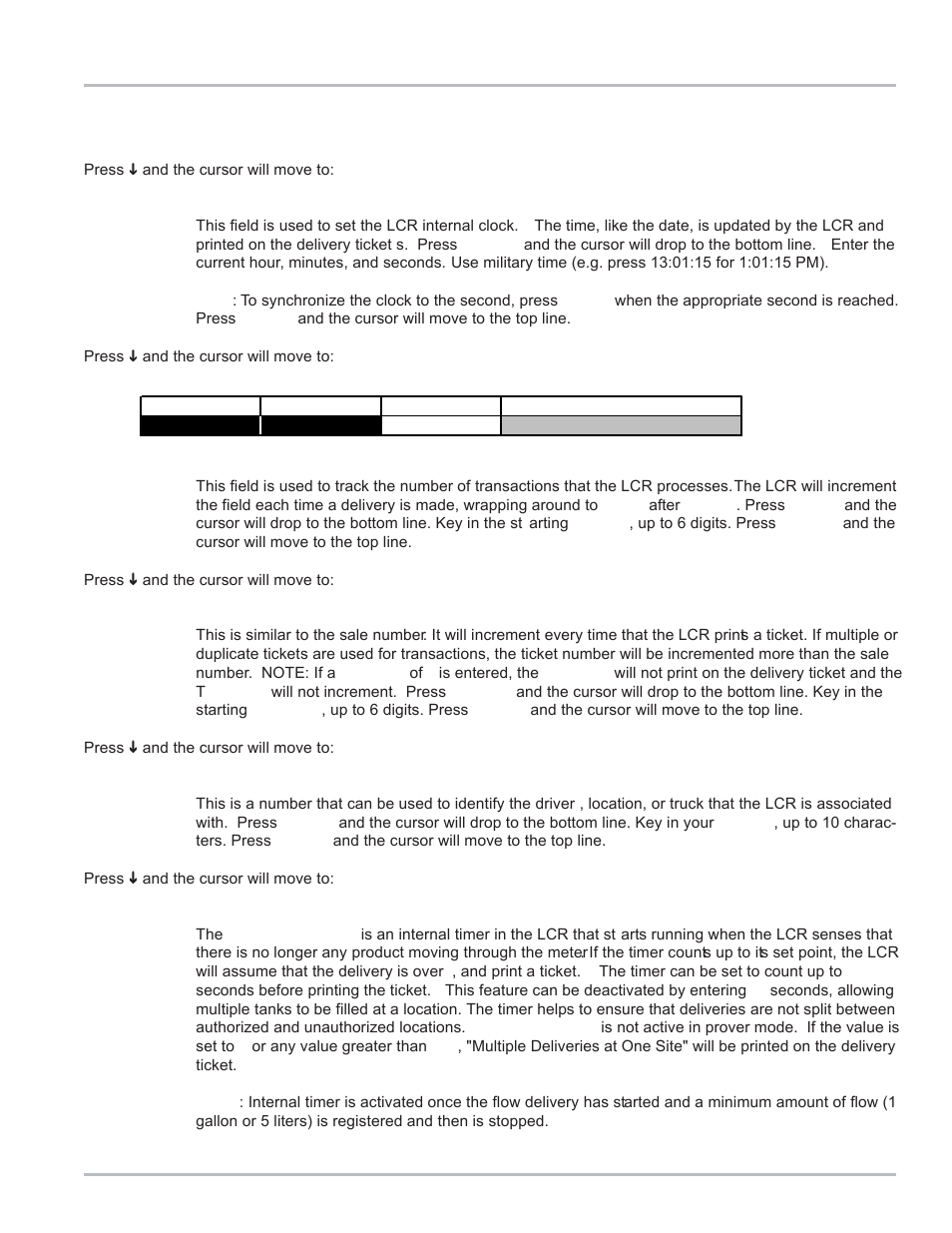 Lap pad calibration & set-up | Liquid Controls LCR Setup & Operation User Manual | Page 11 / 60