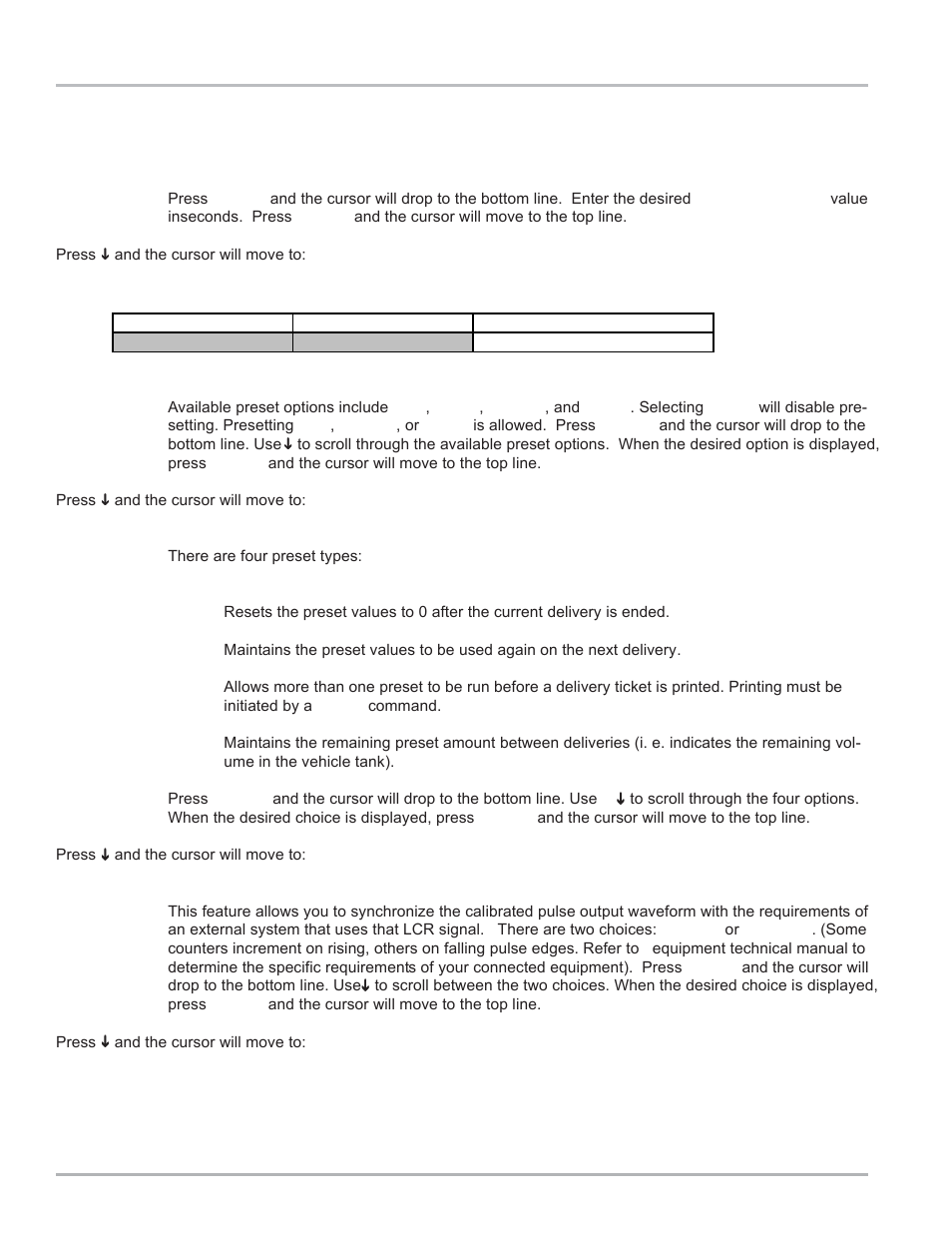 Lap pad calibration & set-up, Step 3: general setup continued | Liquid Controls LCR Setup & Operation User Manual | Page 12 / 60