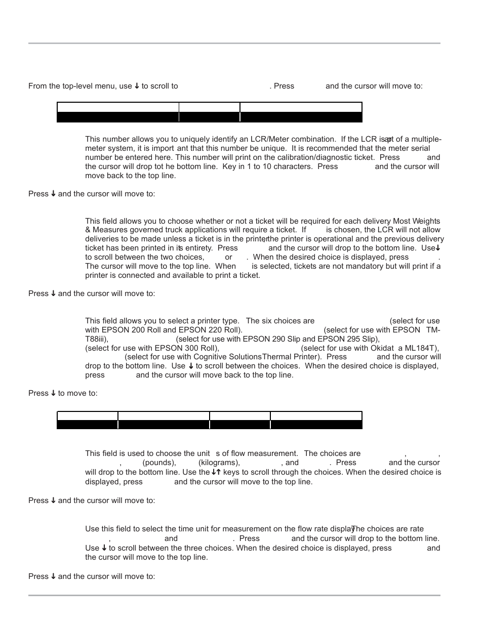 Lap pad calibration & set-up | Liquid Controls LCR Setup & Operation User Manual | Page 14 / 60