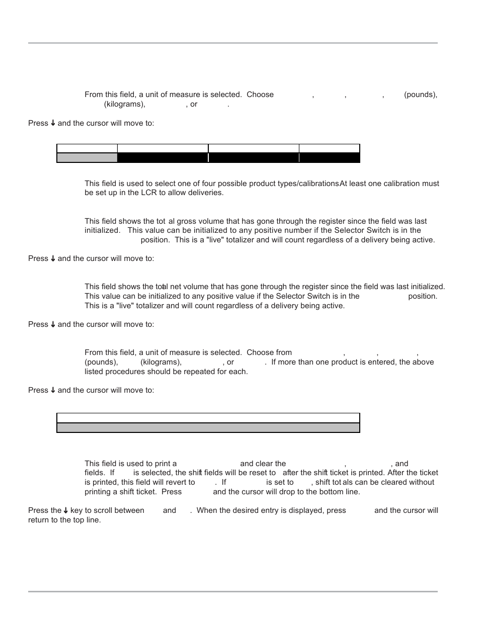 Lap pad calibration & set-up | Liquid Controls LCR Setup & Operation User Manual | Page 18 / 60