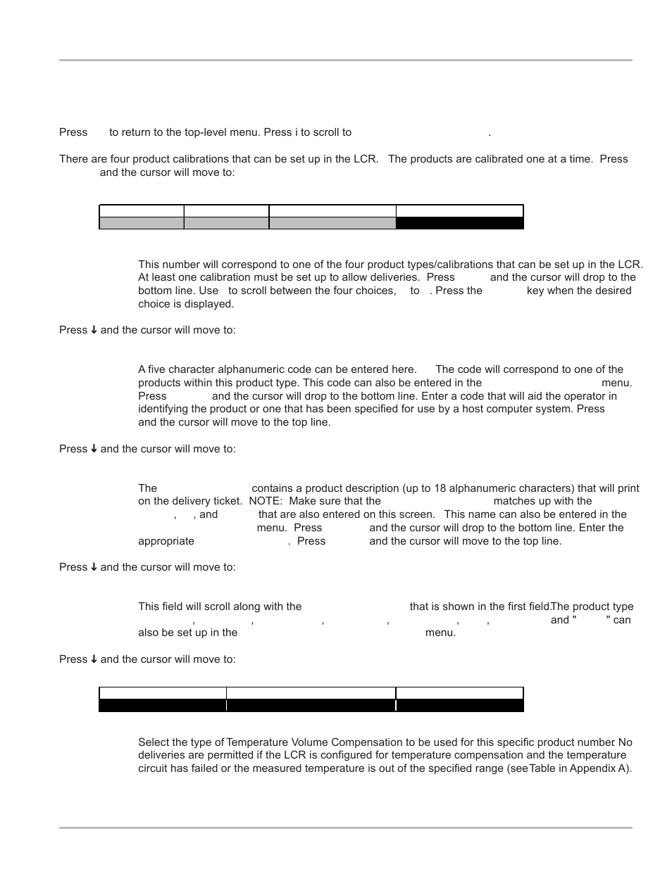 Lap pad calibration & set-up | Liquid Controls LCR Setup & Operation User Manual | Page 19 / 60