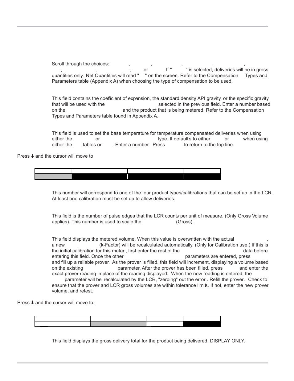 Lap pad calibration & set-up | Liquid Controls LCR Setup & Operation User Manual | Page 20 / 60