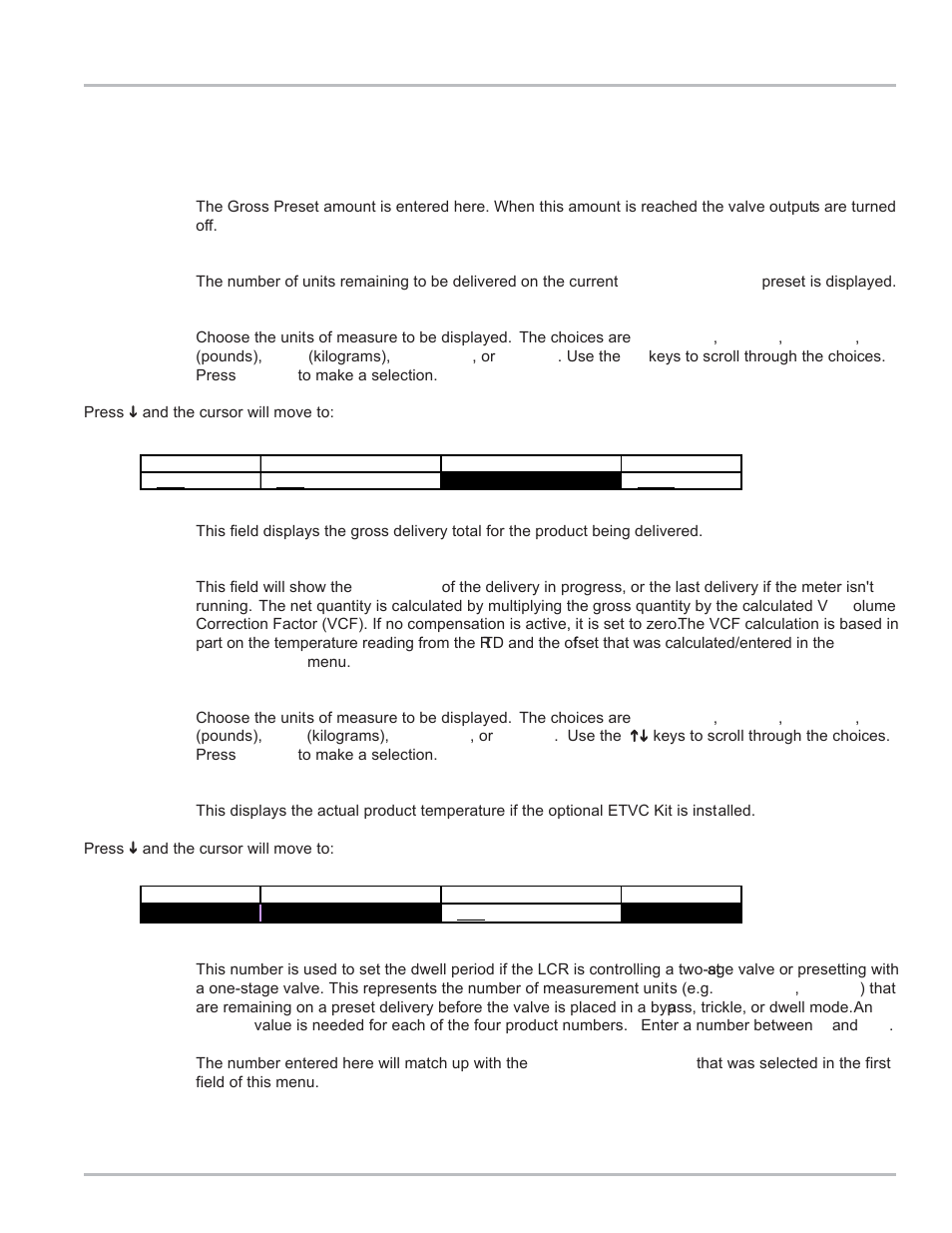 Lap pad calibration & set-up | Liquid Controls LCR Setup & Operation User Manual | Page 21 / 60