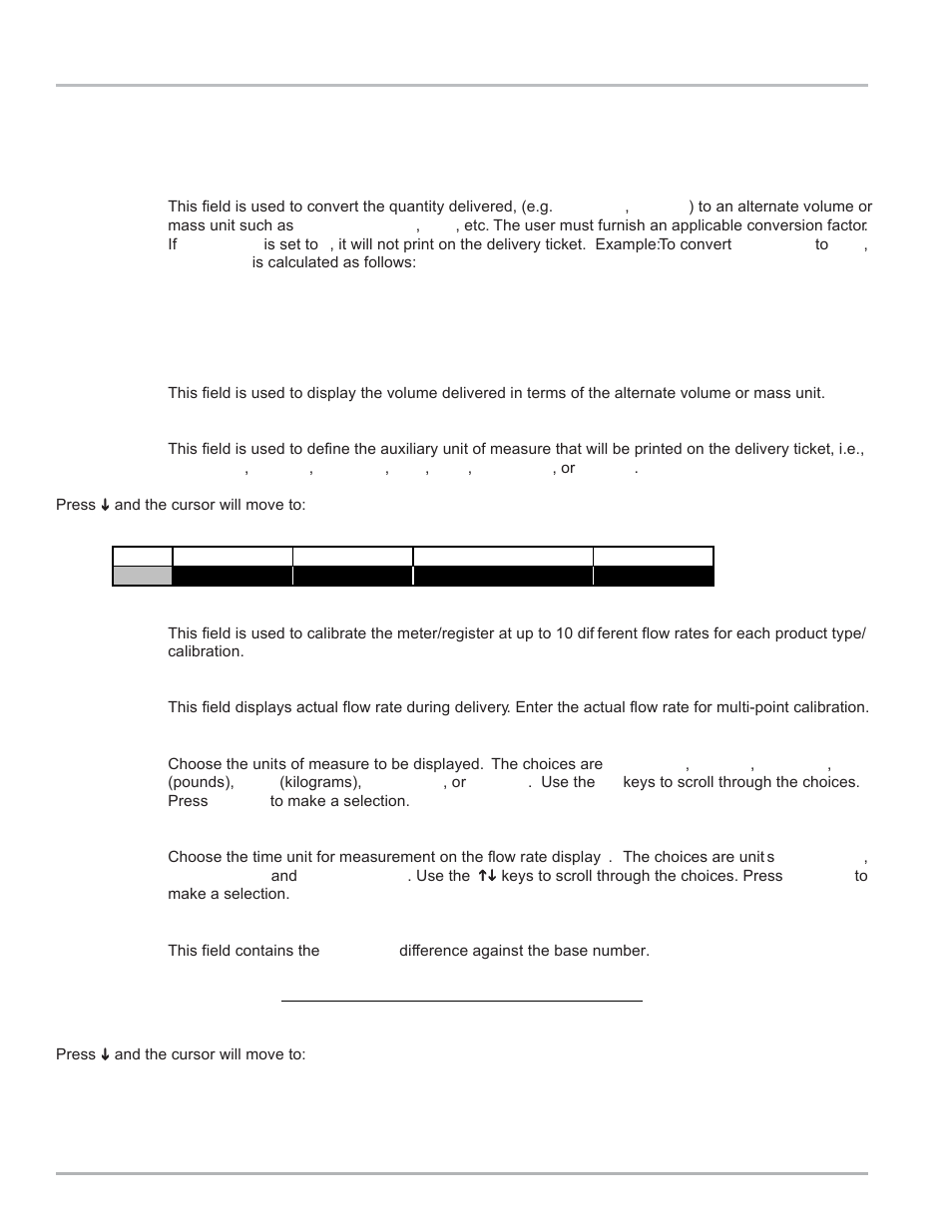 Lap pad calibration & set-up | Liquid Controls LCR Setup & Operation User Manual | Page 22 / 60