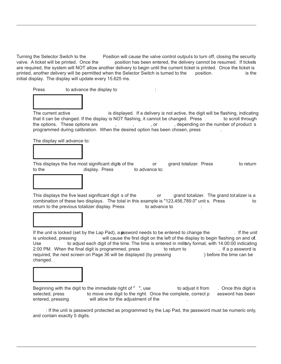 Basic operation without a lap pad | Liquid Controls LCR Setup & Operation User Manual | Page 36 / 60