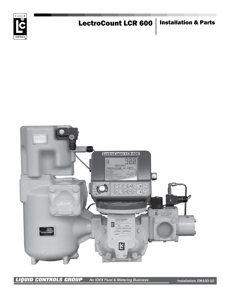 Liquid Controls LCR 600 Install User Manual | 36 pages