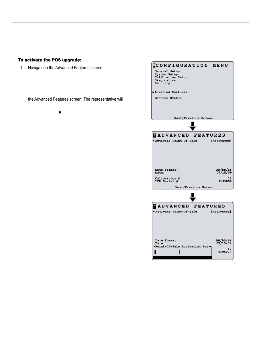 Introduction - point-of-sale activation, Activating the lcr 600 point-of-sale (pos) | Liquid Controls LCR 600 Setup & Op User Manual | Page 20 / 68