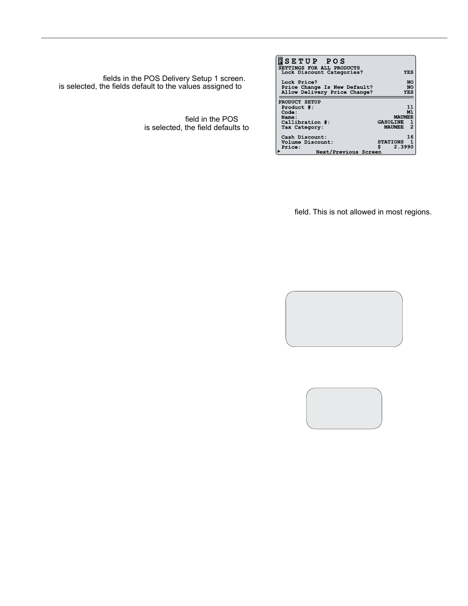Point-of-sale setup | Liquid Controls LCR 600 Setup & Op User Manual | Page 43 / 68