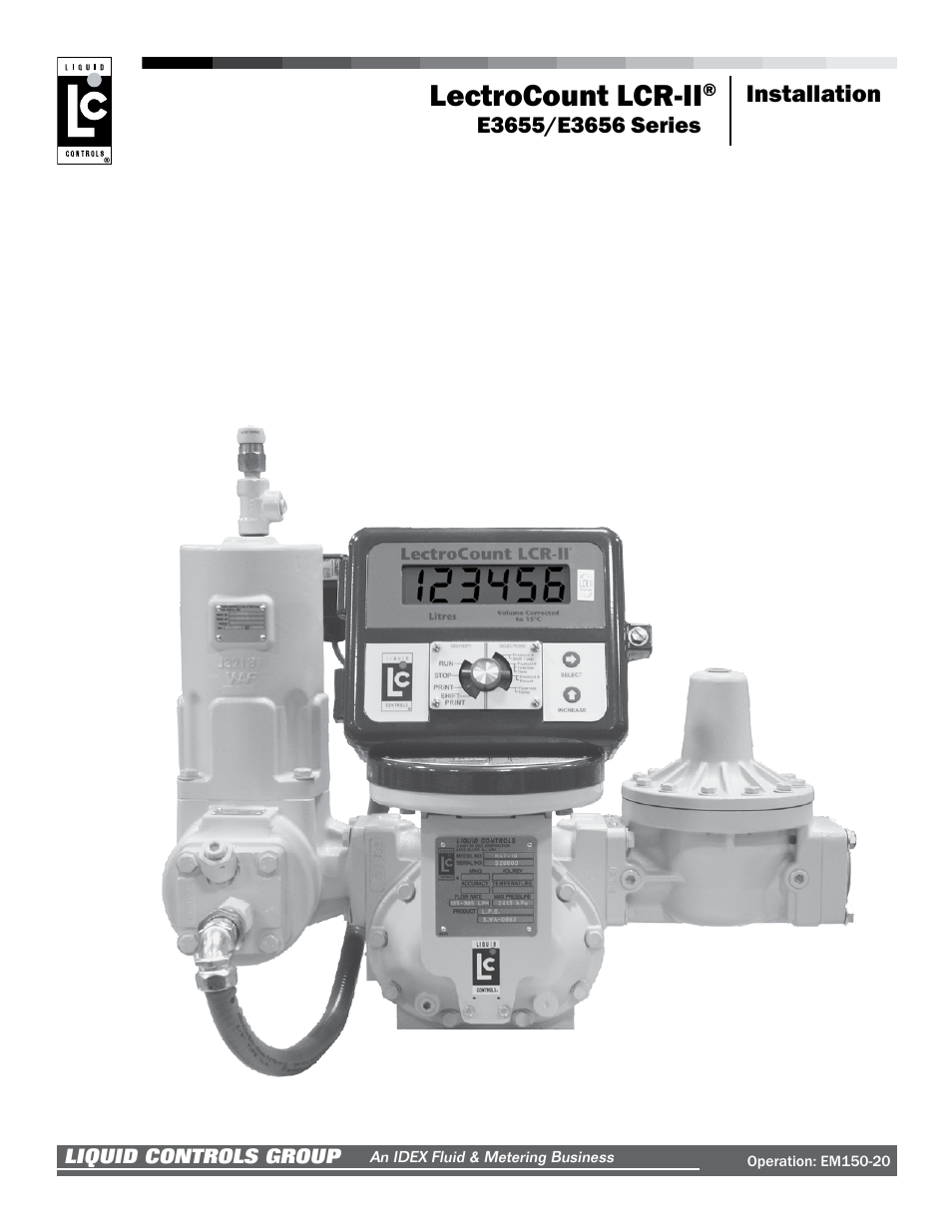 Liquid Controls LCR-II Installation E3655-E3656 User Manual | 36 pages