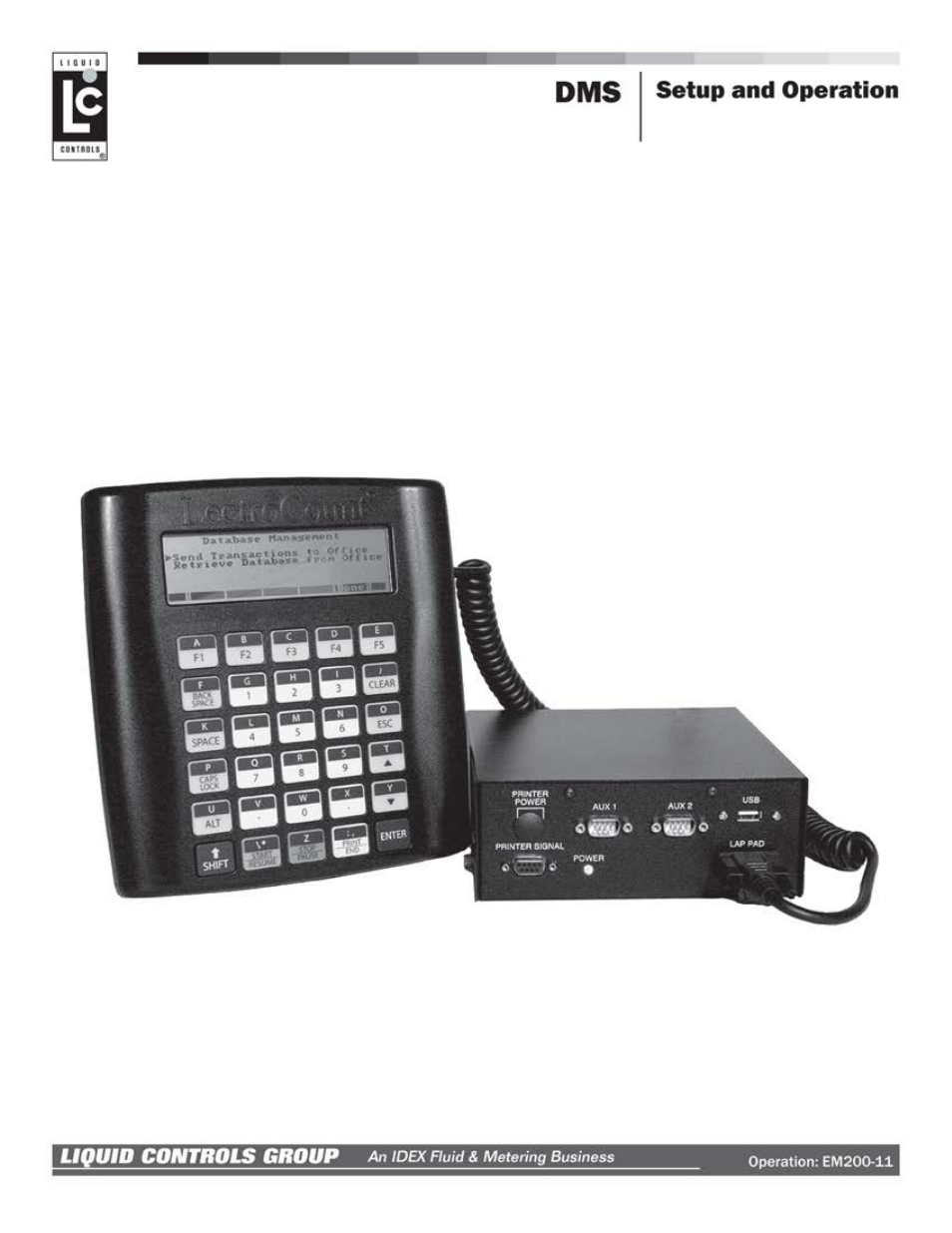 Liquid Controls DMS Setup User Manual | 84 pages
