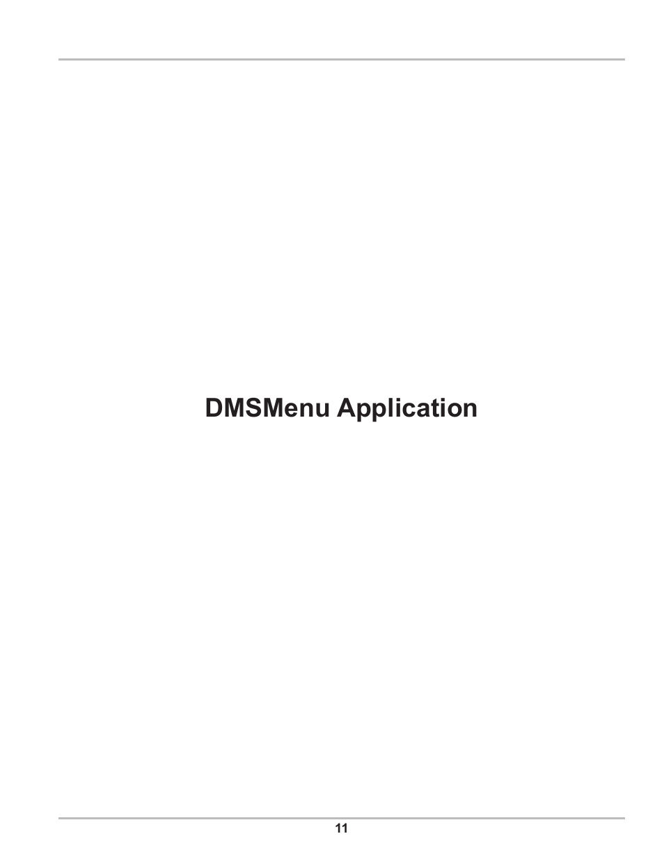 Dmsmenu application | Liquid Controls DMS Setup User Manual | Page 11 / 84