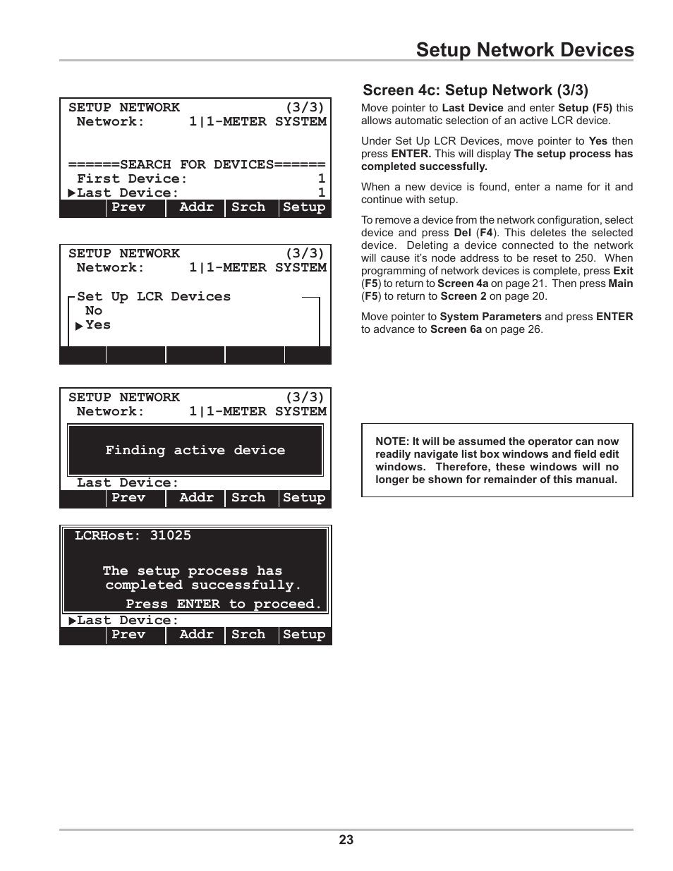 Setup network devices | Liquid Controls DMS Setup User Manual | Page 23 / 84