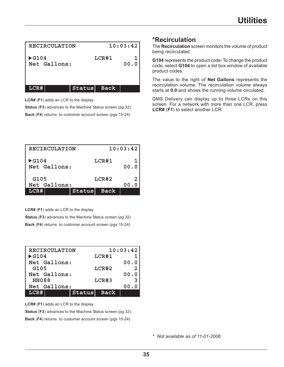 Utilities | Liquid Controls DMS Delivery User Manual | Page 35 / 52