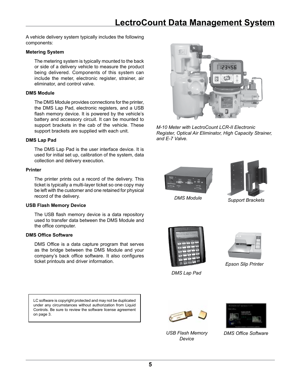 Lectrocount data management system | Liquid Controls DMS Office User Manual | Page 5 / 52