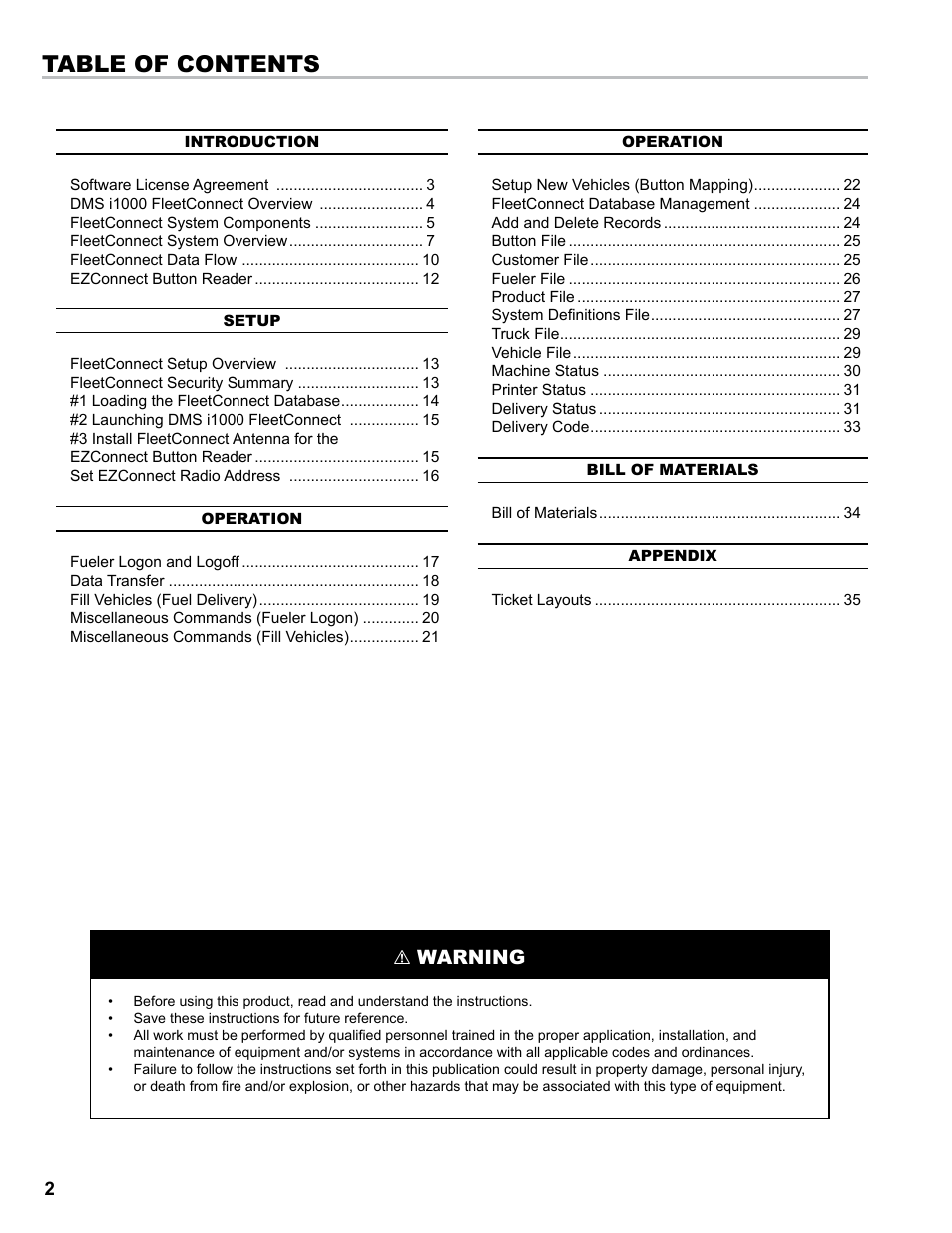 Liquid Controls DMS i1000 EZConnect Operators User Manual | Page 2 / 36