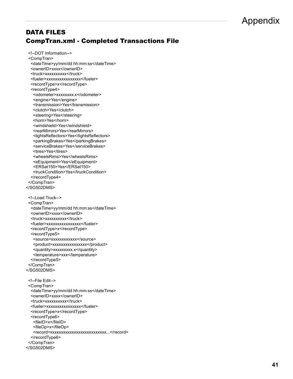 Appendix | Liquid Controls EZConnect Office User Manual | Page 41 / 44