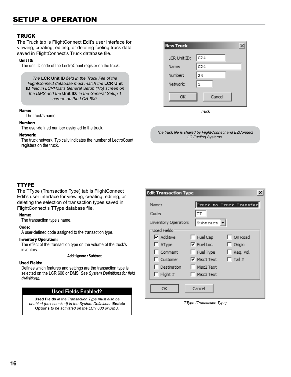 Setup & operation | Liquid Controls FlightConnect Office User Manual | Page 16 / 36