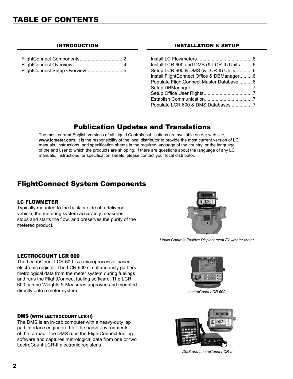 Liquid Controls FlightConnect Setup Guide User Manual | Page 2 / 8