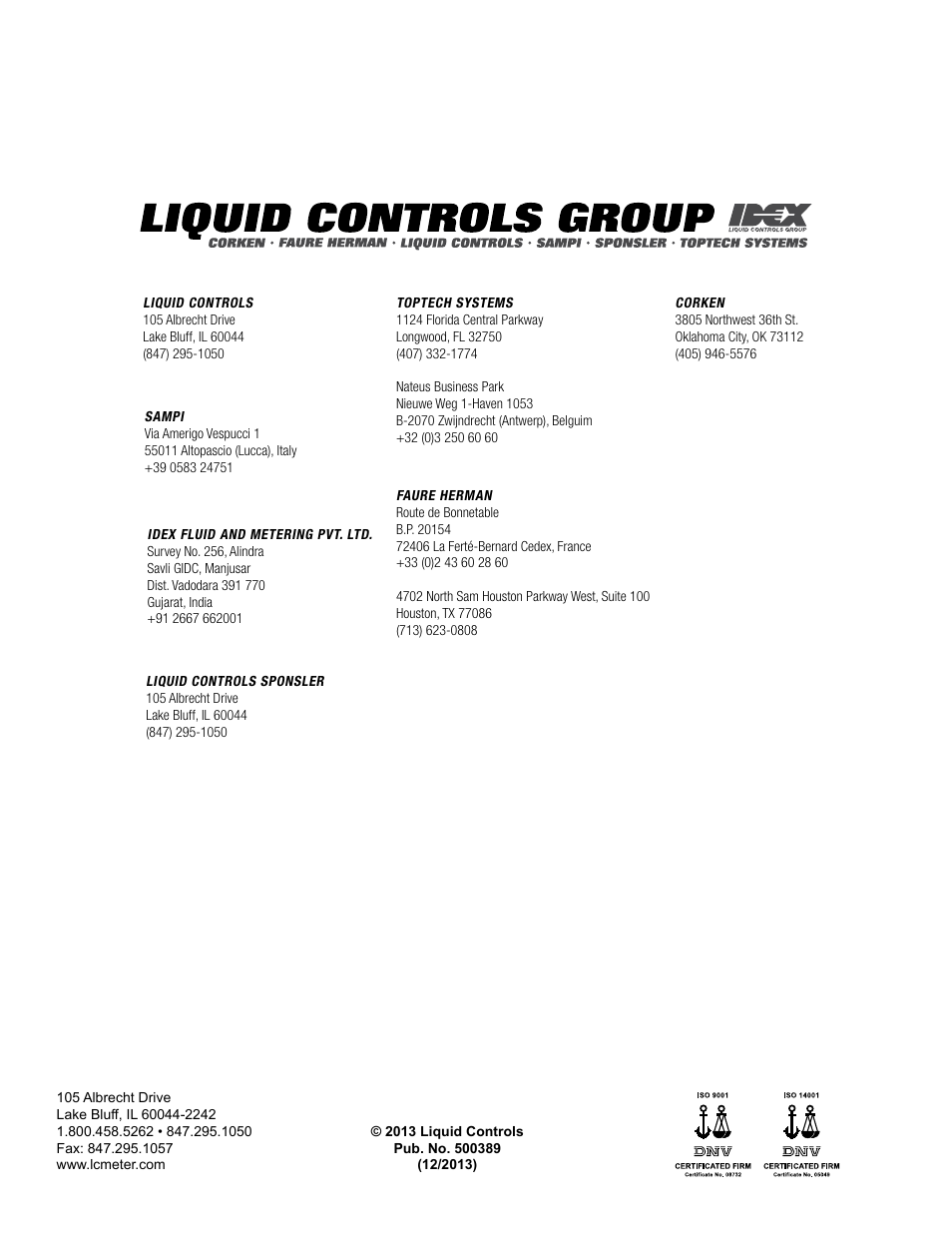 Liquid Controls FlightConnect Setup Guide User Manual | Page 8 / 8