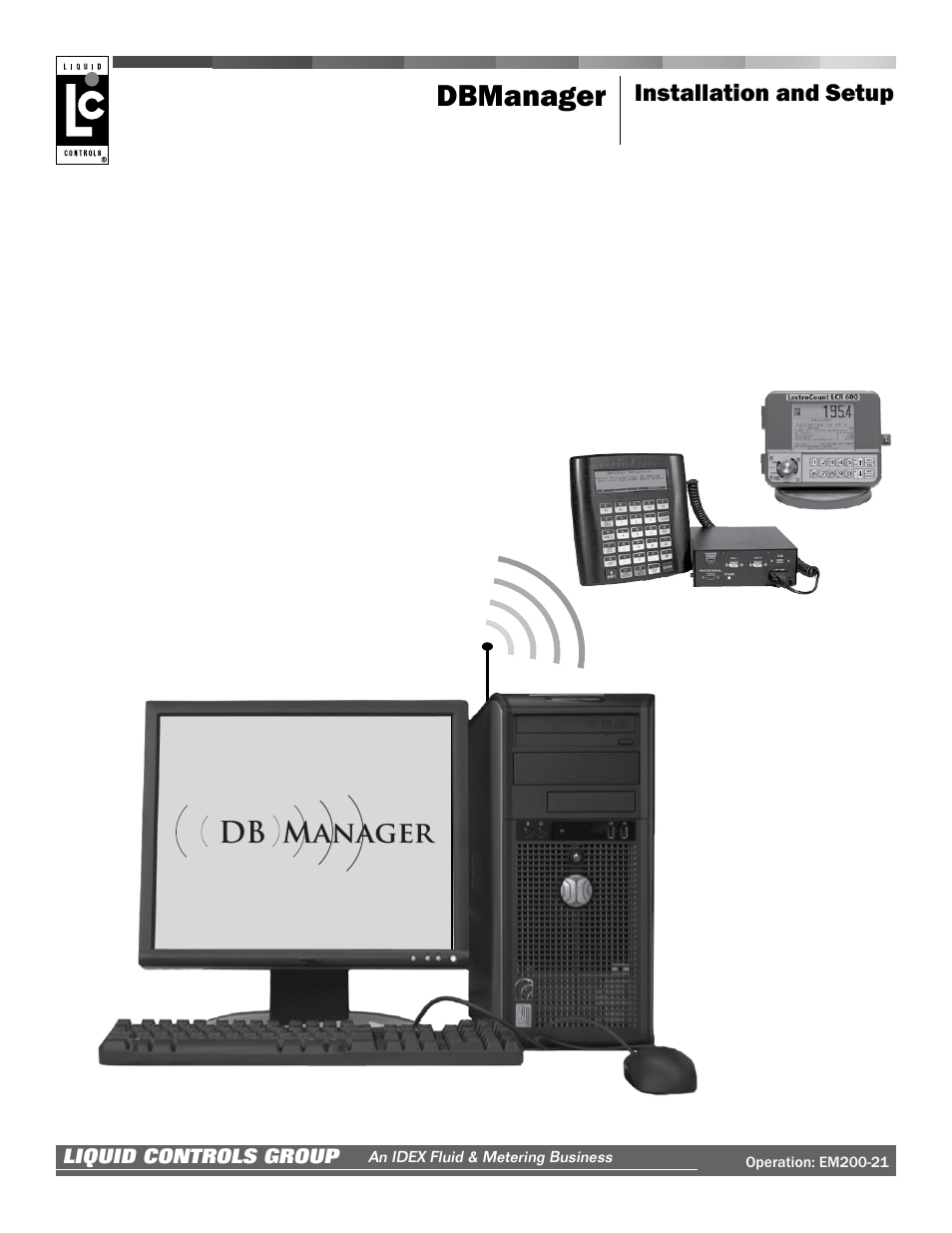 Liquid Controls DB Manager User Manual | 20 pages