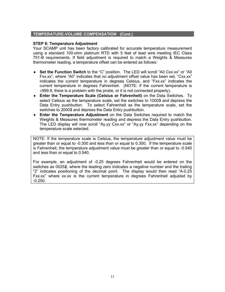 Liquid Controls SCAMP User Manual | Page 11 / 20