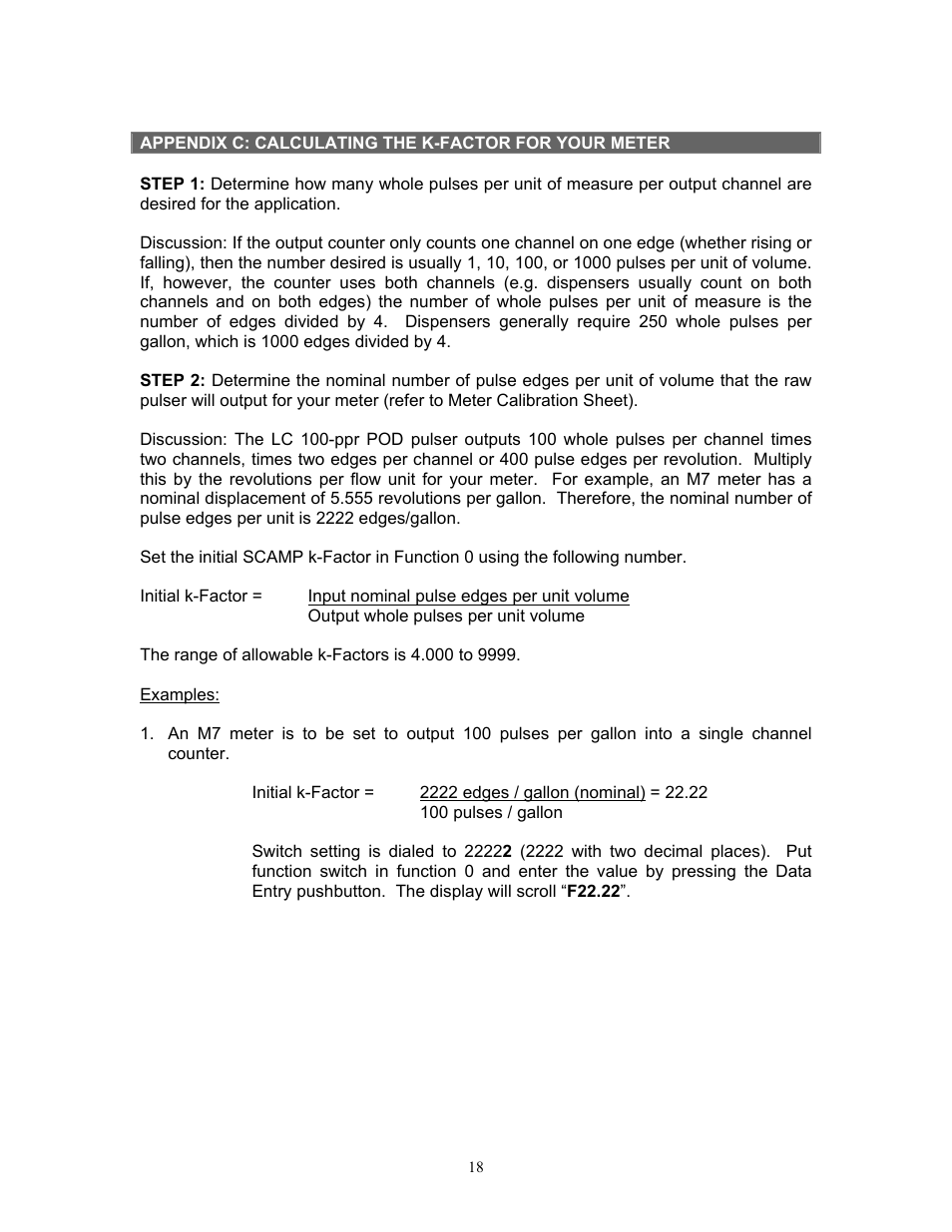 Liquid Controls SCAMP User Manual | Page 18 / 20