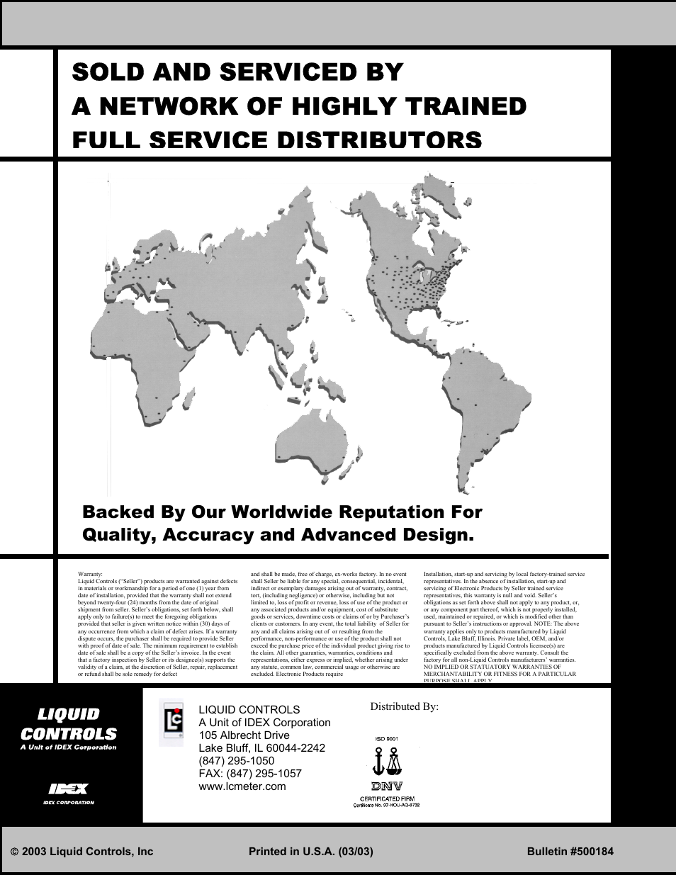 Liquid Controls SCAMP User Manual | Page 20 / 20