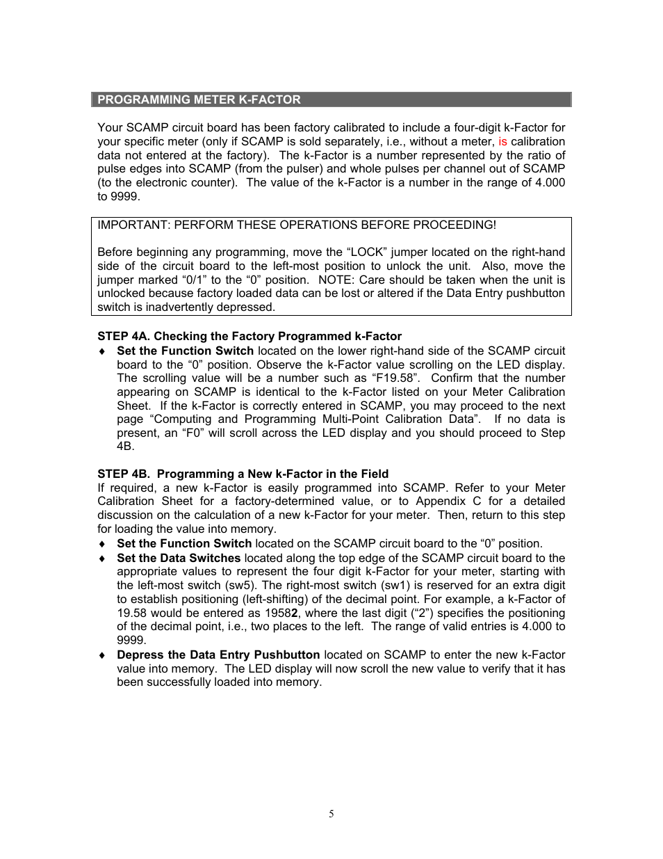 Liquid Controls SCAMP User Manual | Page 5 / 20