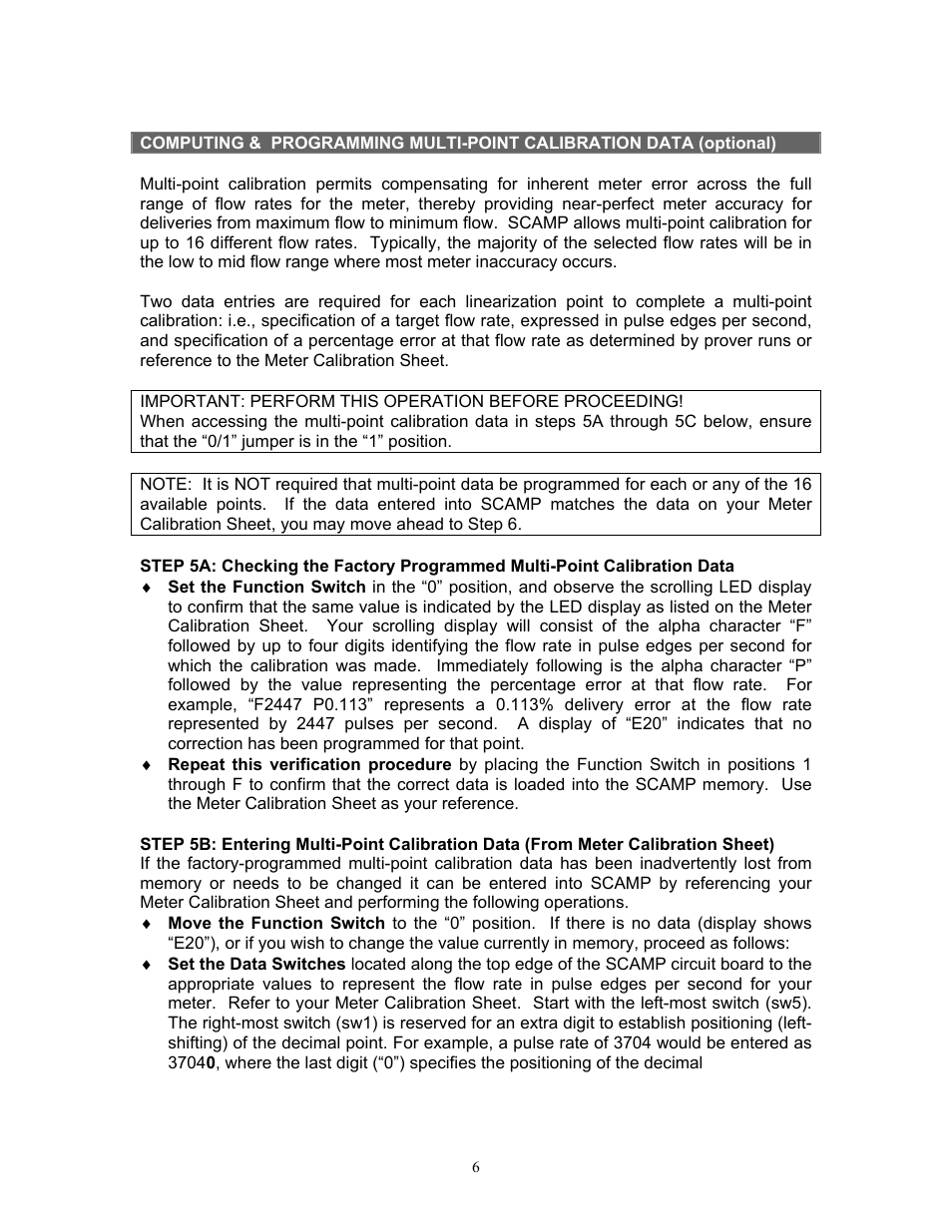 Liquid Controls SCAMP User Manual | Page 6 / 20