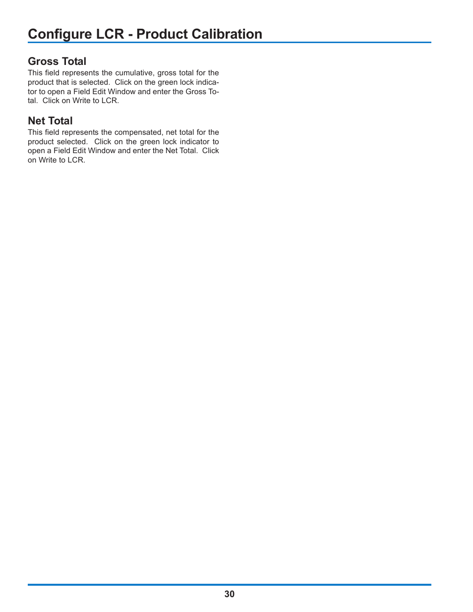 Configure lcr - product calibration | Liquid Controls WinHost Operation User Manual | Page 30 / 44
