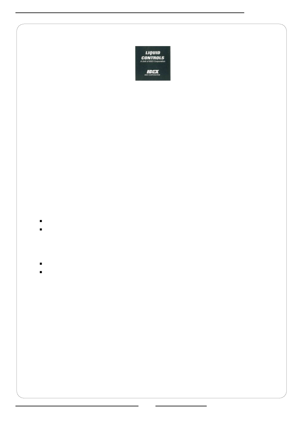 Liquid Controls HML110 IOM User Manual | Page 29 / 31