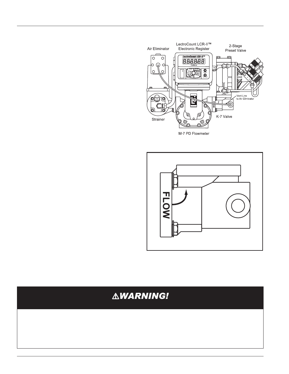 K-7 valves, Warning | Liquid Controls Air Actuated & Differential Check Valves K-7, K-15, & K-30 User Manual | Page 4 / 12