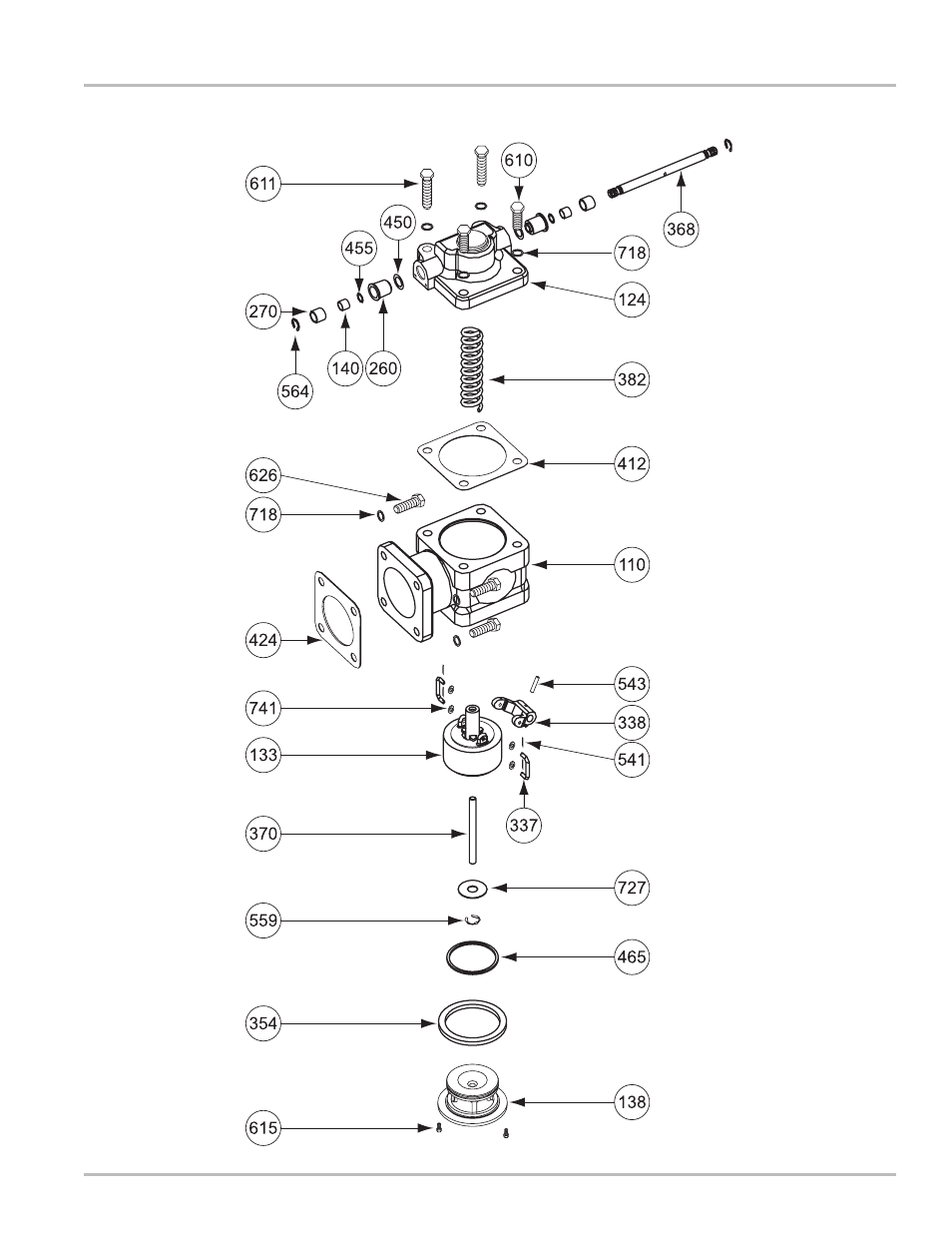 Illustrated parts breakdown - v-15 valves | Liquid Controls V-15, V-30, VS-3, and VS-4 Valves User Manual | Page 17 / 24