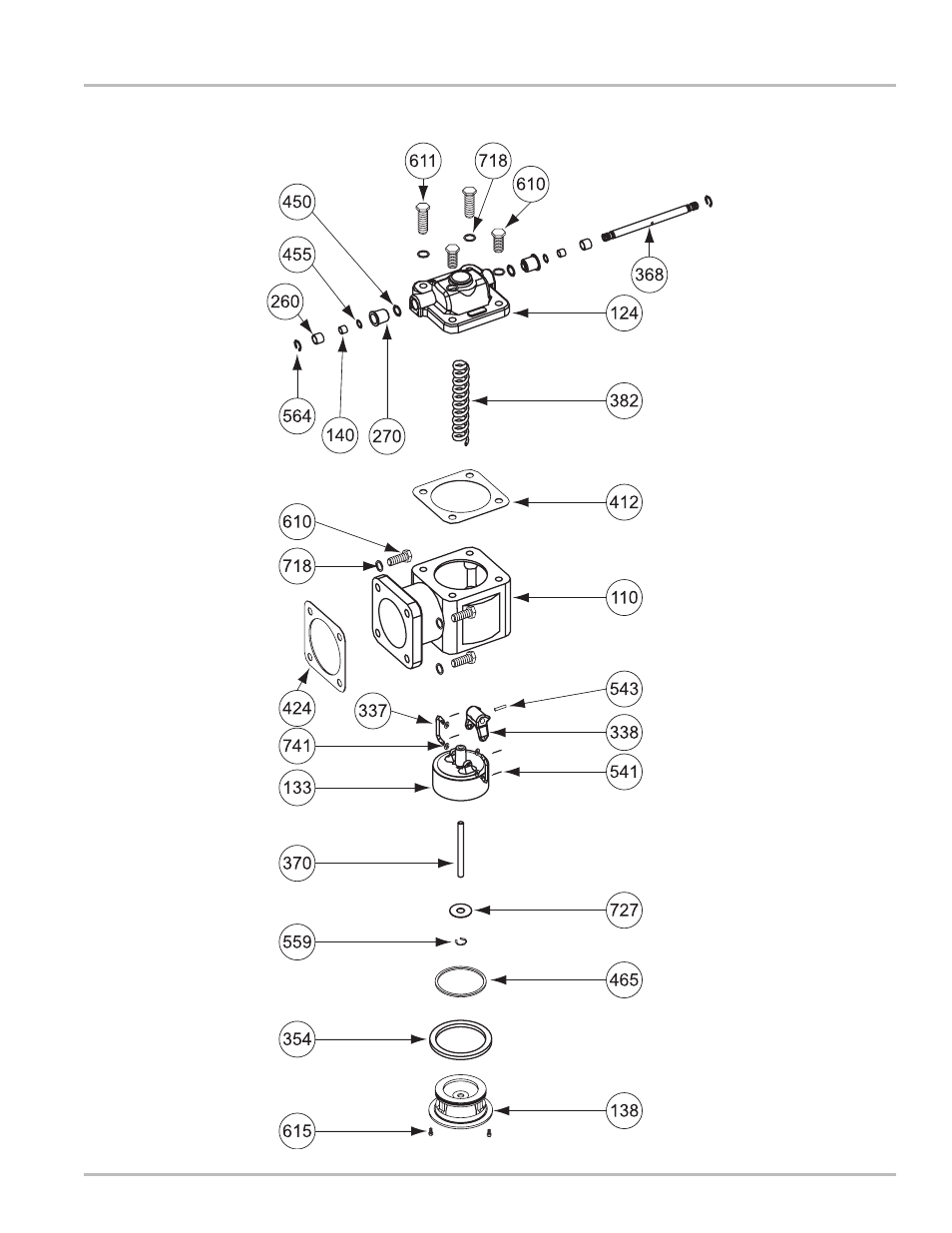 Illustrated parts breakdown - v-30 valves | Liquid Controls V-15, V-30, VS-3, and VS-4 Valves User Manual | Page 19 / 24