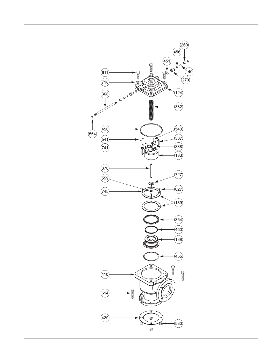 Illustrated parts breakdown - vs-3 valves | Liquid Controls V-15, V-30, VS-3, and VS-4 Valves User Manual | Page 21 / 24