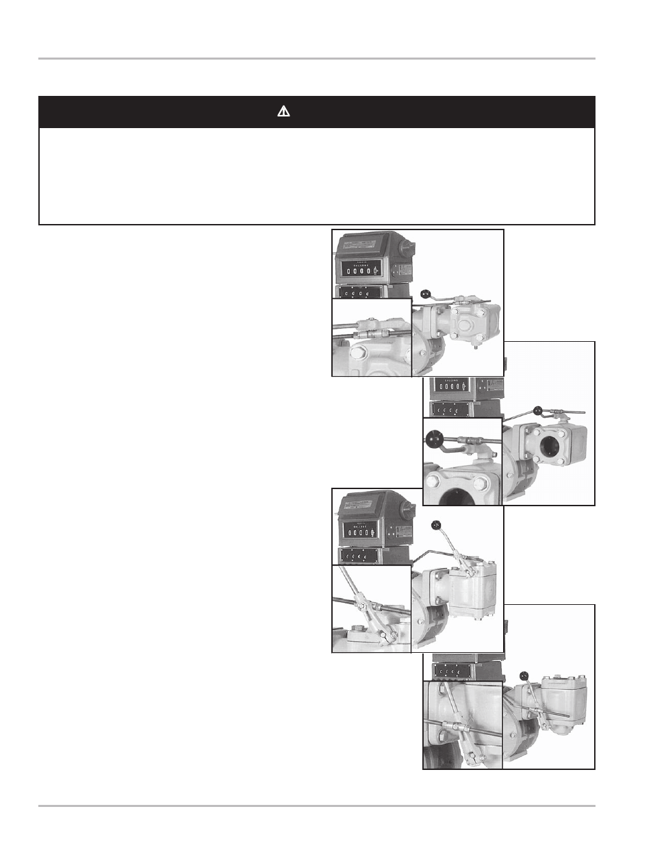 V-15 & v-30 valves - installation, Retrofit installations, Warning relieve internal pressure | Liquid Controls V-15, V-30, VS-3, and VS-4 Valves User Manual | Page 6 / 24
