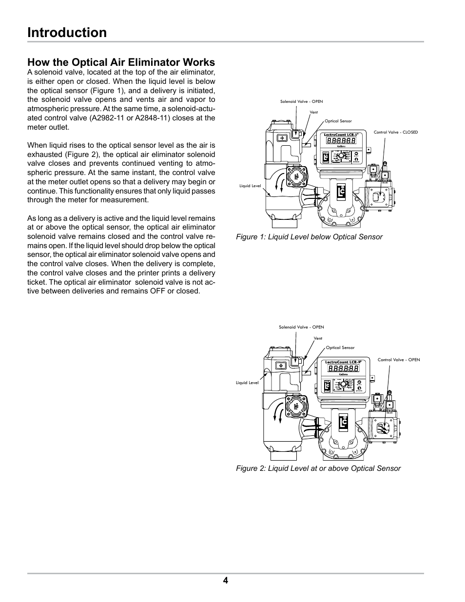 Introduction, How the optical air eliminator works | Liquid Controls Optical Air Eliminator US Patent 7000628 Refined Fuels Applications A8981 & A8981A User Manual | Page 4 / 16