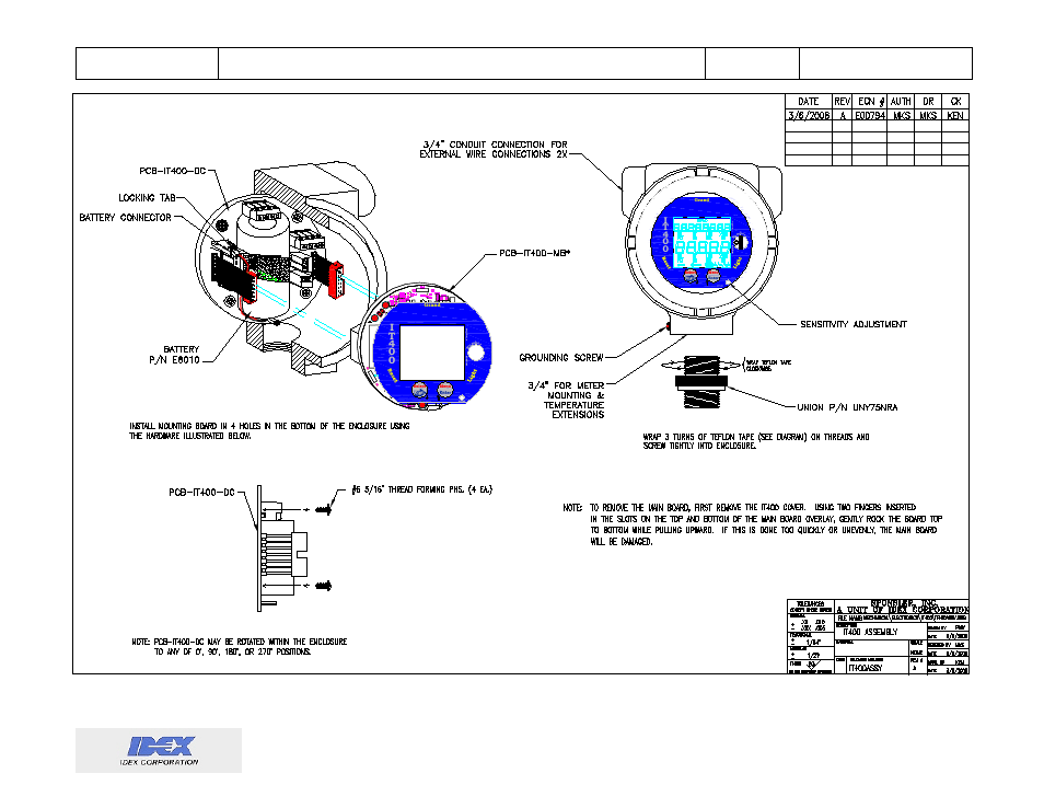 A unit of, Corporation, It 4 0 0 | Liquid Controls Sponsler IT400 Electronic Register User Manual | Page 9 / 40