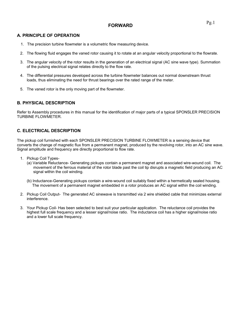 Liquid Controls Precision Turbine Flowmeters User Manual | Page 3 / 16