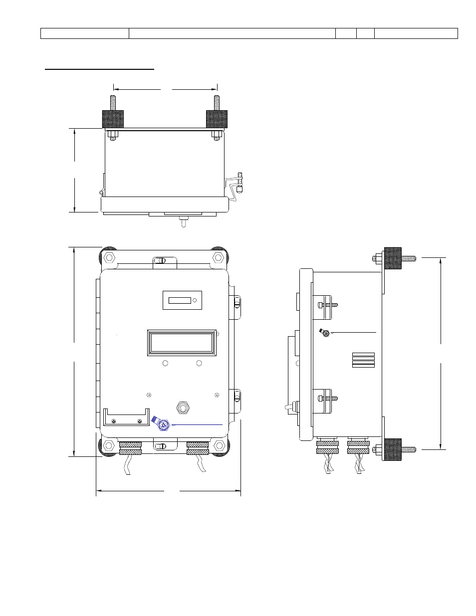 Dimensional information | Liquid Controls T650N SERIES User Manual | Page 16 / 16