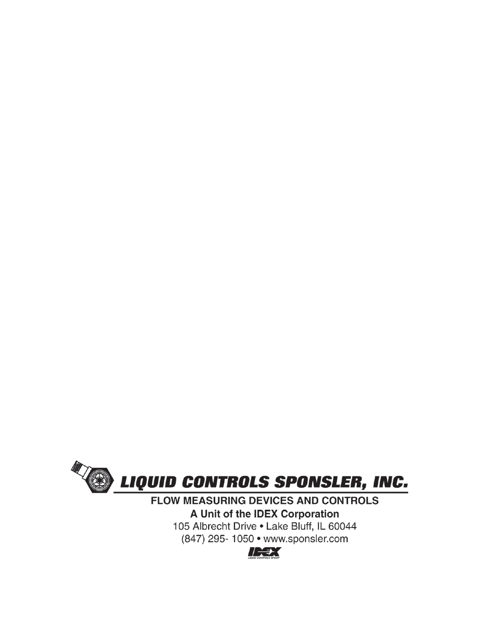 Liquid Controls SP834 User Manual | 8 pages