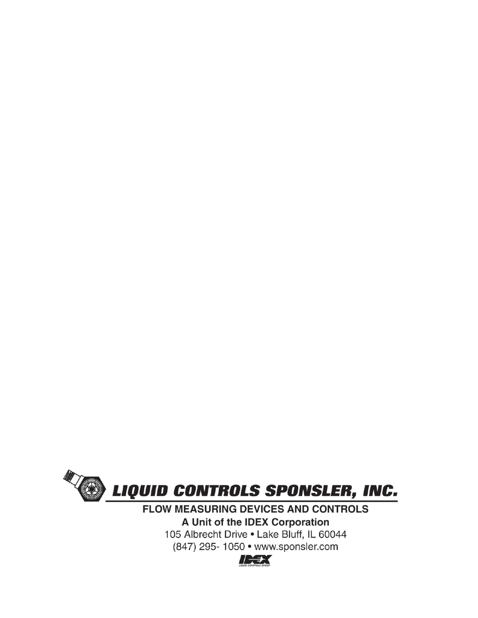 Liquid Controls SP824-INT User Manual | 8 pages