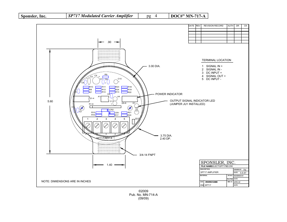 Sponsler, inc | Liquid Controls SP717 User Manual | Page 4 / 4