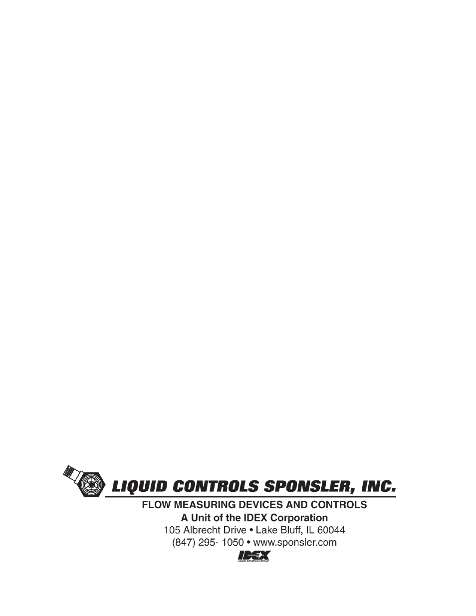 Liquid Controls SP712-2 REV. C User Manual | 8 pages