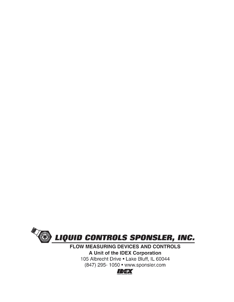 Liquid Controls SP712-2 REV. B User Manual | 8 pages