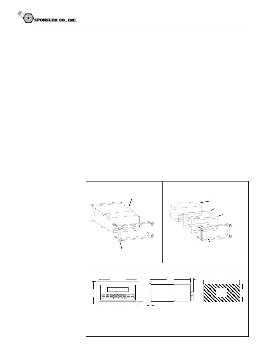 Installation, 1 general mounting hints, Sp4000 | 2 mounting diagrams | Liquid Controls SP4000 User Manual | Page 13 / 122