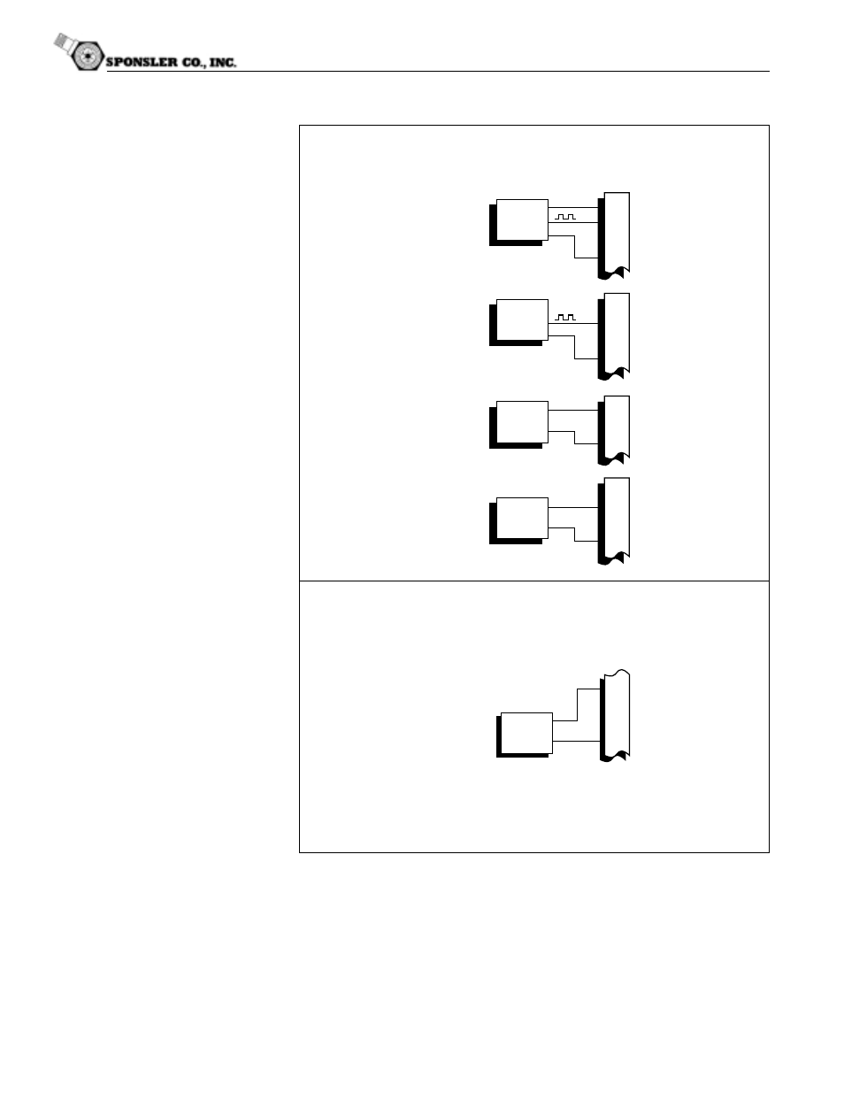 2 typical wiring connections: 4.2.1 flow input, 2 pressure input | Liquid Controls SP4000 User Manual | Page 29 / 122