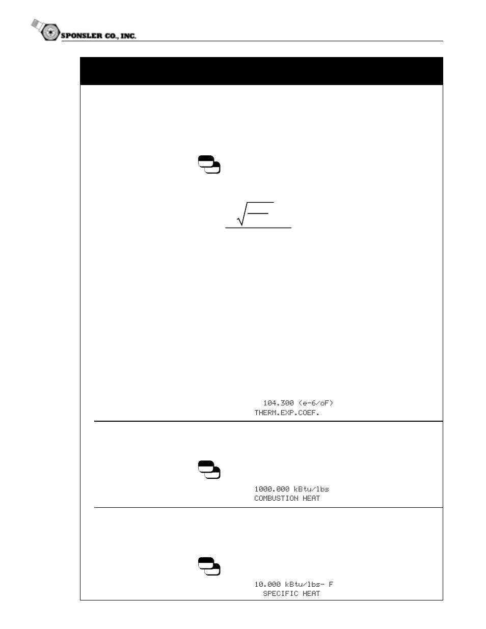 Fluid data, C = 1 | Liquid Controls SP4000 User Manual | Page 55 / 122