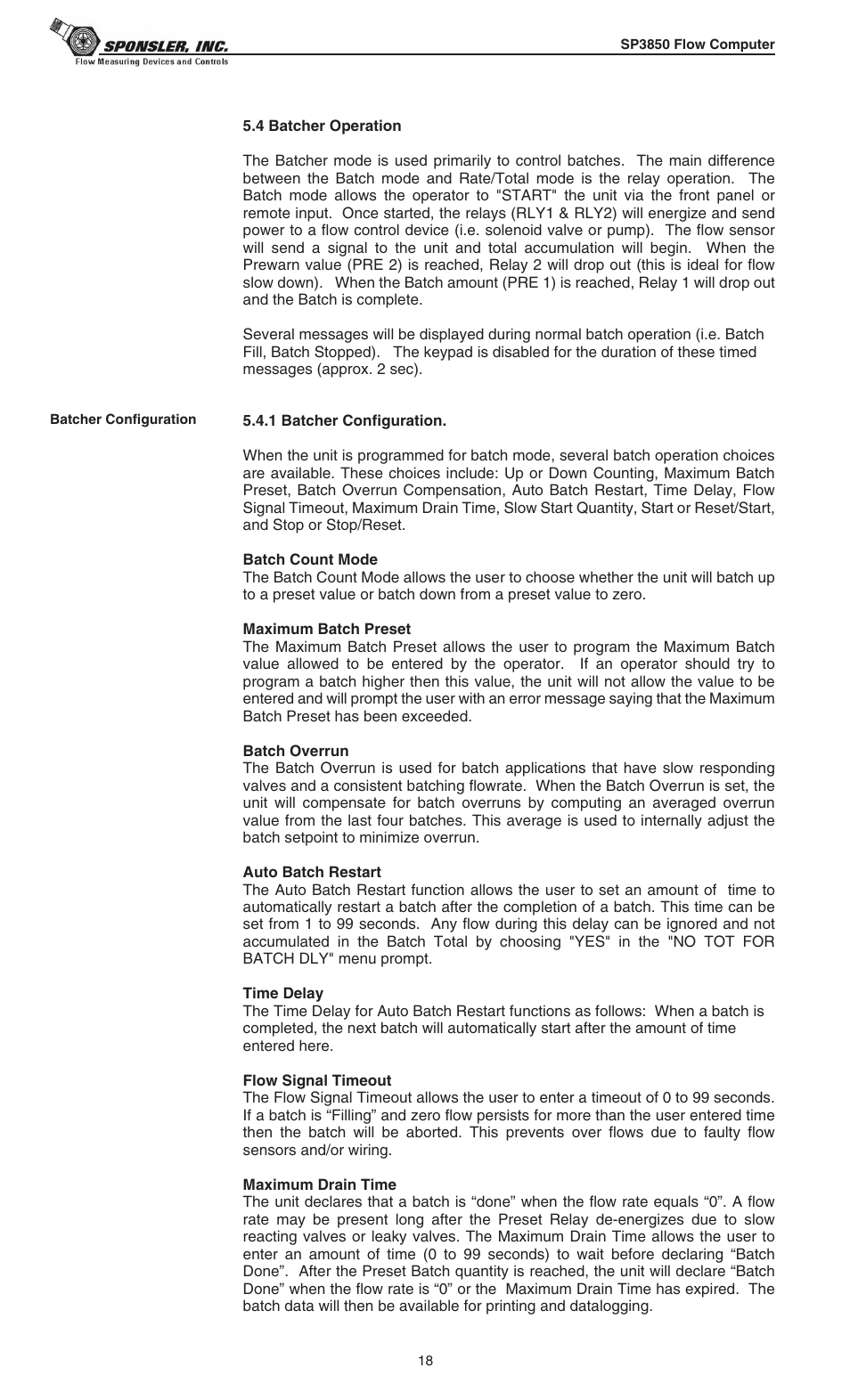 Liquid Controls SP3850 User Manual | Page 22 / 77